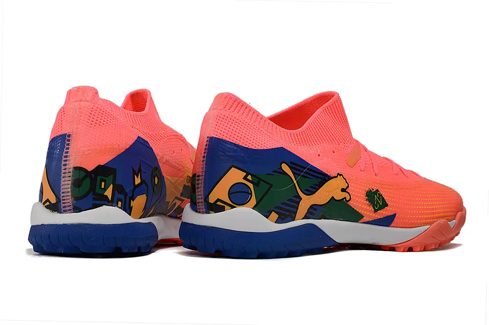 Puma Future 7 Ultimate TF - Coral/Neon Coral/Blue