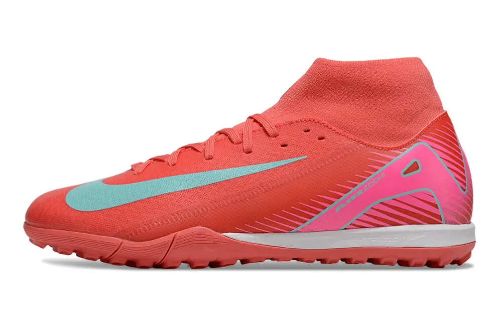 Nike Air Zoom Mercurial Superfly 10 Academy TF - Coral/Aqua Green/Hot Pink