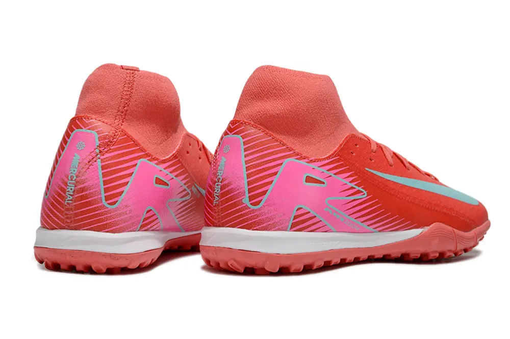 Nike Air Zoom Mercurial Superfly 10 Academy TF - Coral/Aqua Green/Hot Pink