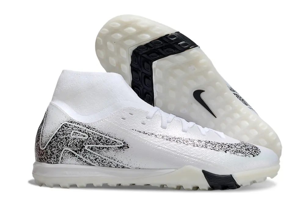Nike Air Zoom Mercurial Superfly 10 Academy TF - White/Midnight Black/Sparkling Silver