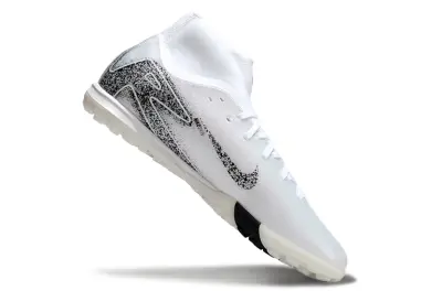Nike Air Zoom Mercurial Superfly 10 Academy TF - White/Midnight Black/Sparkling Silver