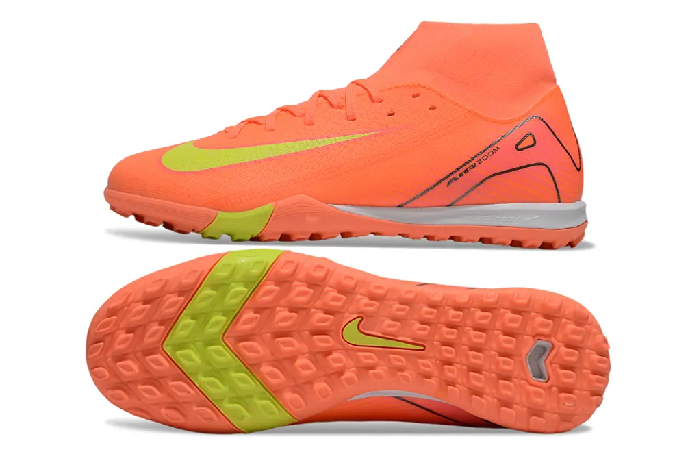Nike Air Zoom Mercurial Superfly 10 Academy TF - Orange/Neon Orange/Lime Green