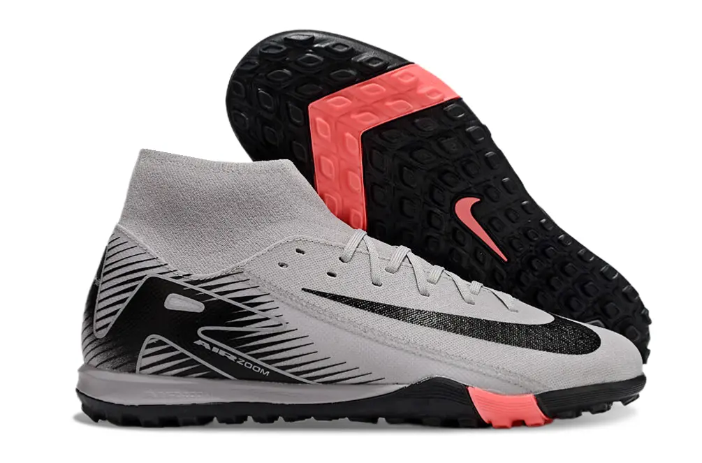 Nike Air Zoom Mercurial Superfly 10 Academy TF - Gray/Coral Pink/Black