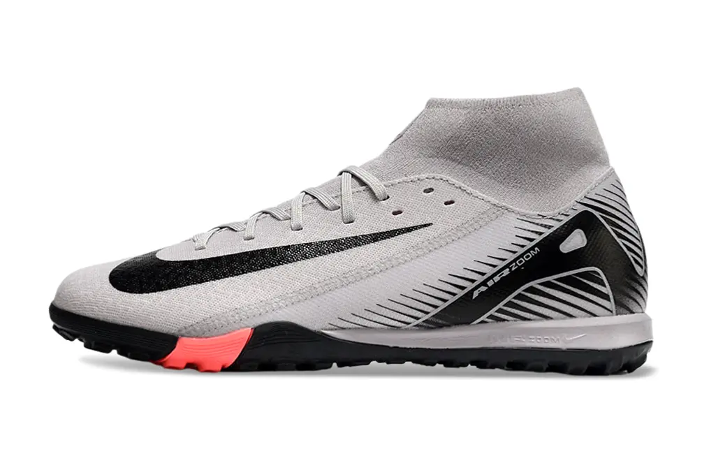 Nike Air Zoom Mercurial Superfly 10 Academy TF - Gray/Coral Pink/Black