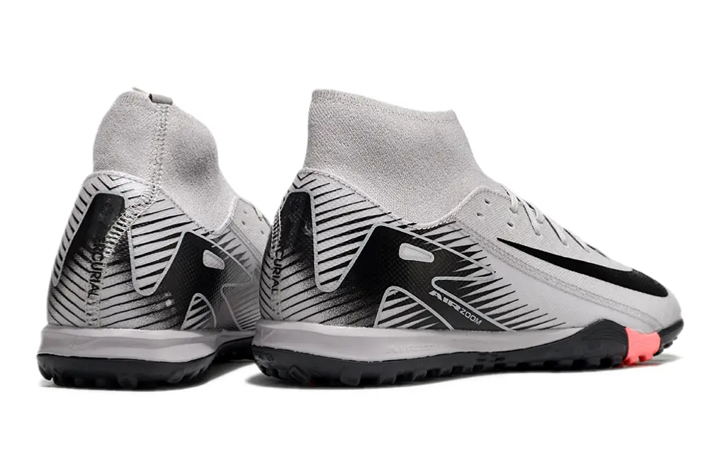 Nike Air Zoom Mercurial Superfly 10 Academy TF - Gray/Coral Pink/Black