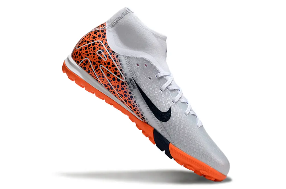 Nike Air Zoom Mercurial Superfly 10 Academy TF - Gray/Bright Orange/Navy Blue