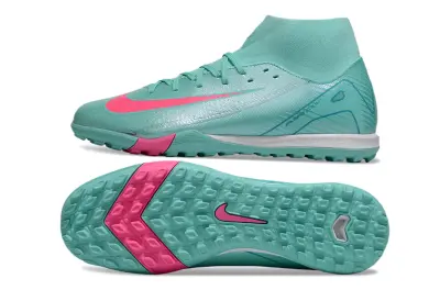 Nike Air Zoom Mercurial Superfly 10 Academy TF - Aqua/Bright Pink/Slate Blue