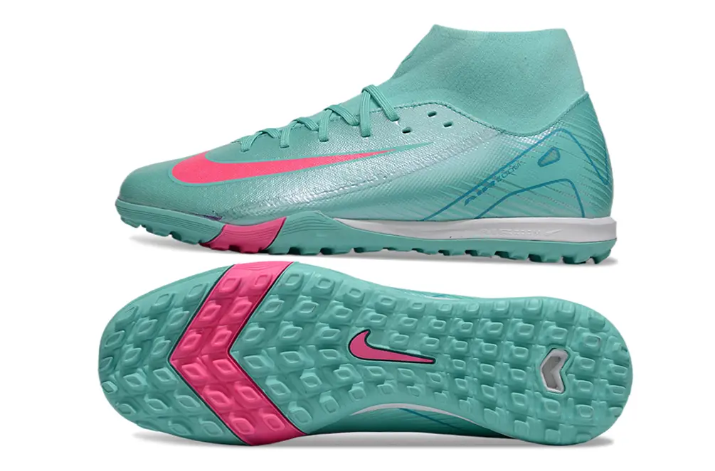 Nike Air Zoom Mercurial Superfly 10 Academy TF - Aqua/Bright Pink/Slate Blue