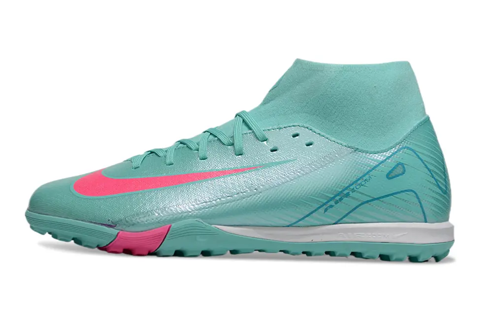 Nike Air Zoom Mercurial Superfly 10 Academy TF - Aqua/Bright Pink/Slate Blue