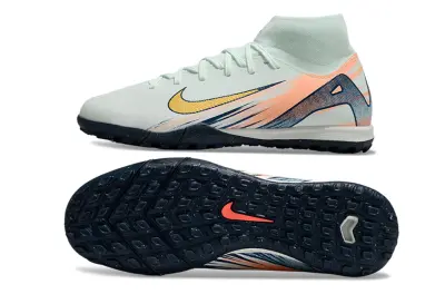 Nike Air Zoom Mercurial Superfly 10 Academy TF - Aqua/Peach Mist/Navy Blue