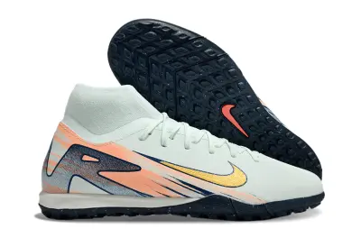 Nike Air Zoom Mercurial Superfly 10 Academy TF - Aqua/Peach Mist/Navy Blue