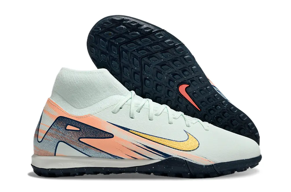 Nike Air Zoom Mercurial Superfly 10 Academy TF - Aqua/Peach Mist/Navy Blue