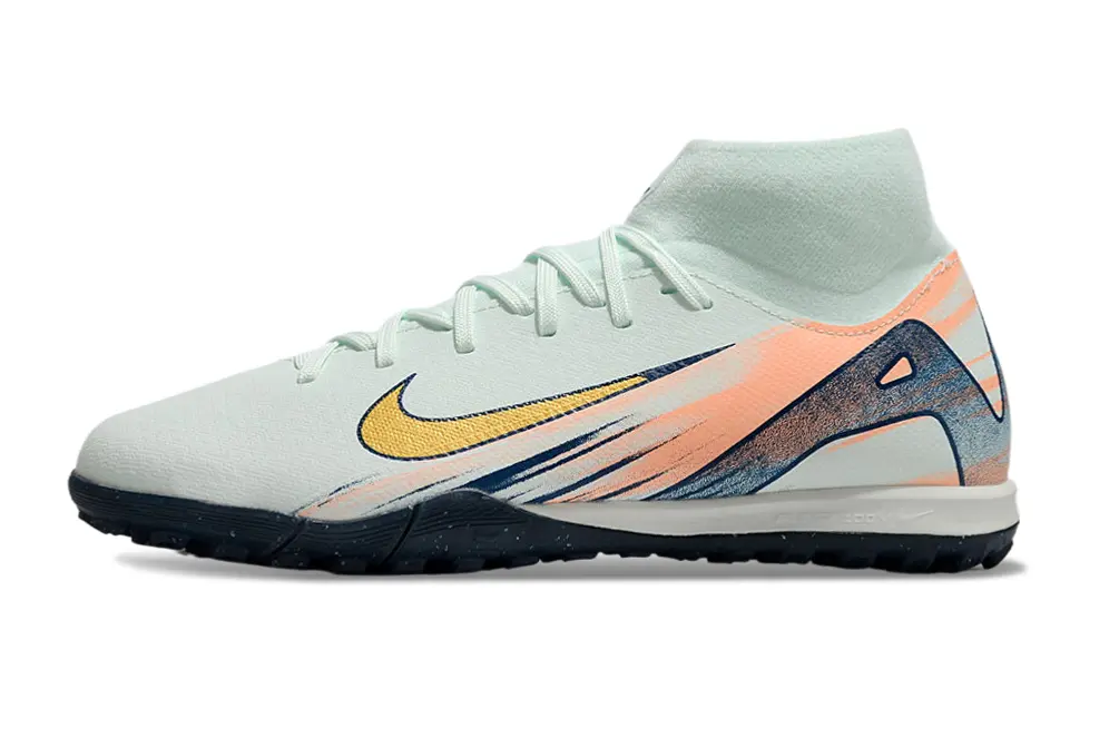 Nike Air Zoom Mercurial Superfly 10 Academy TF - Aqua/Peach Mist/Navy Blue
