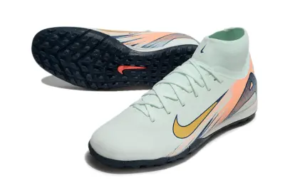 Nike Air Zoom Mercurial Superfly 10 Academy TF - Aqua/Peach Mist/Navy Blue
