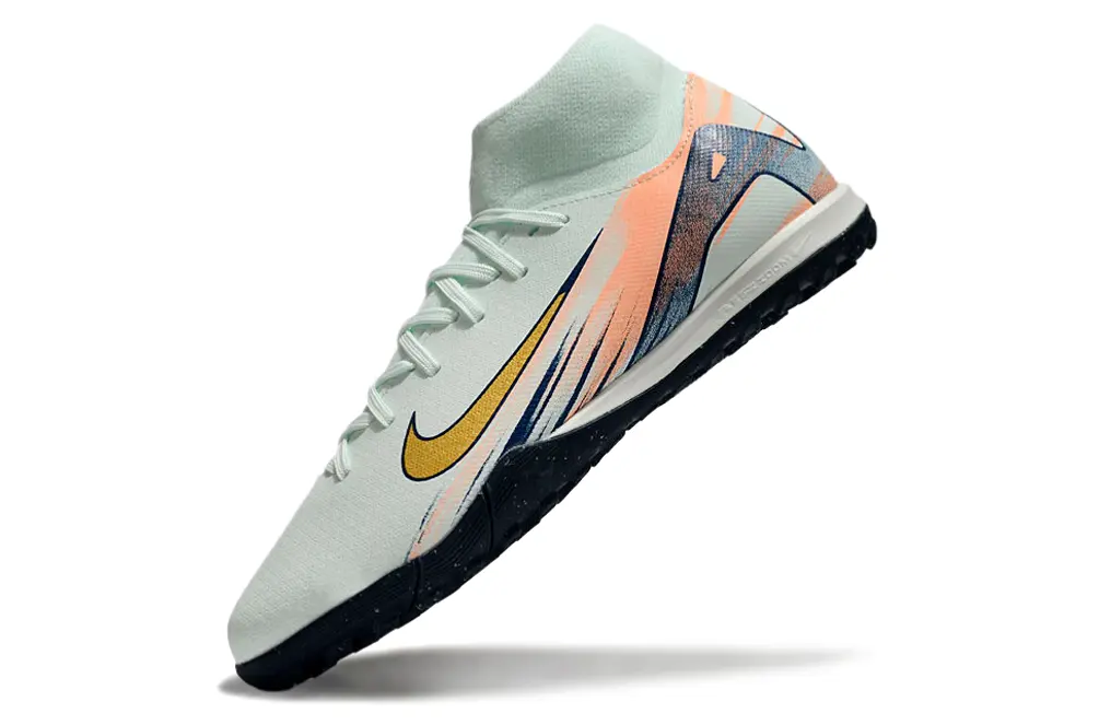 Nike Air Zoom Mercurial Superfly 10 Academy TF - Aqua/Peach Mist/Navy Blue