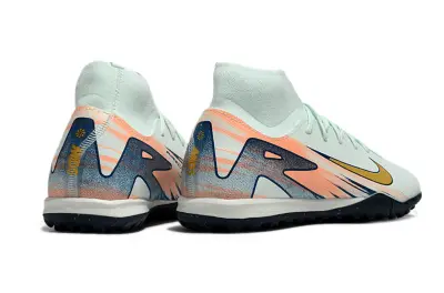 Nike Air Zoom Mercurial Superfly 10 Academy TF - Aqua/Peach Mist/Navy Blue