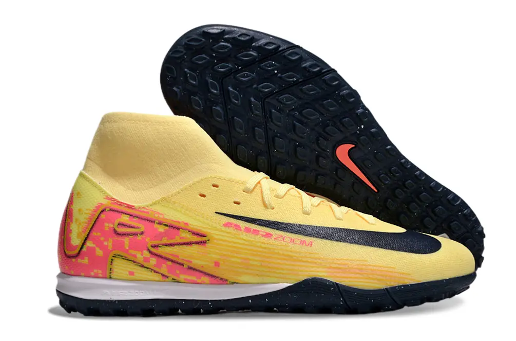 Nike Air Zoom Mercurial Superfly 10 Academy TF - Yellow/Vibrant Lemon/Pink Blush