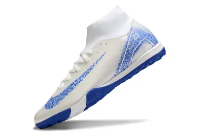 Nike Air Zoom Mercurial Superfly 10 Academy TF - White/Sky Blue/Brilliant Blue