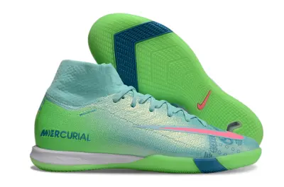 Nike Air Zoom Mercurial Superfly 10 Elite IC - Aqua/Vibrant Green/Fuchsia Pink