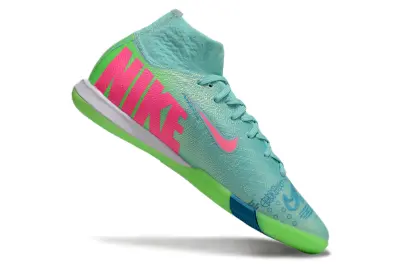 Nike Air Zoom Mercurial Superfly 10 Elite IC - Aqua/Vibrant Green/Fuchsia Pink