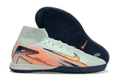 Nike Air Zoom Mercurial Superfly 10 Elite IC - Mint/Coral Blaze/Navy Black