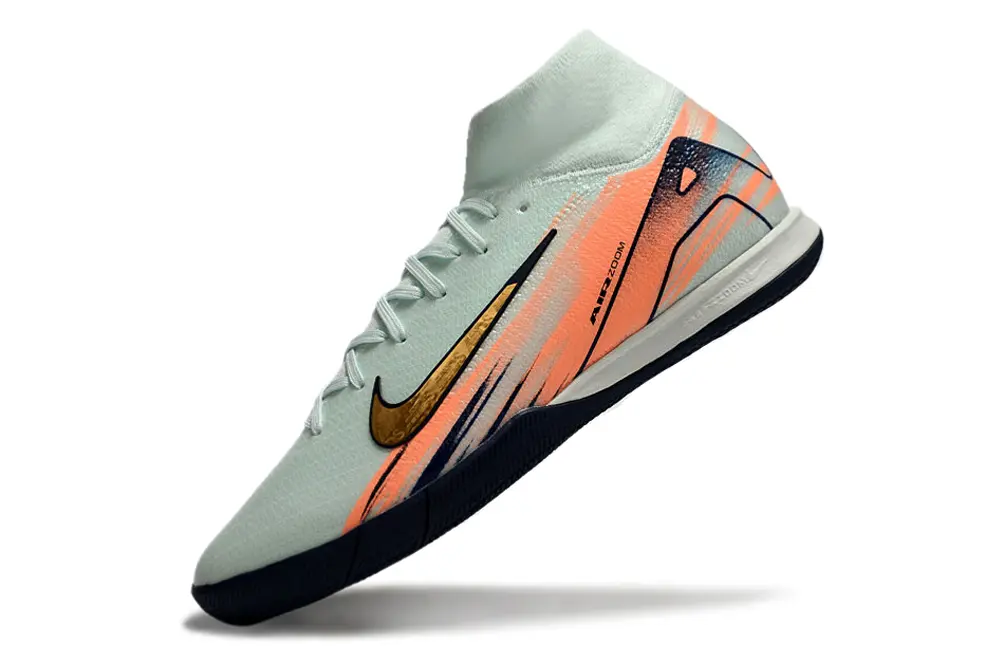 Nike Air Zoom Mercurial Superfly 10 Elite IC - Mint/Coral Blaze/Navy Black
