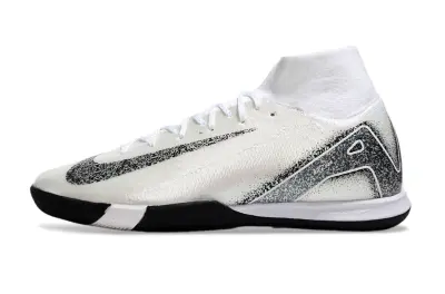 Nike Air Zoom Mercurial Superfly 10 Elite IC - White/Black/Light Grey