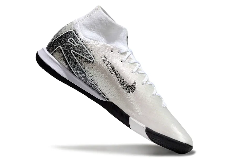 Nike Air Zoom Mercurial Superfly 10 Elite IC - White/Black/Light Grey