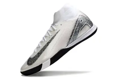 Nike Air Zoom Mercurial Superfly 10 Elite IC - White/Black/Light Grey