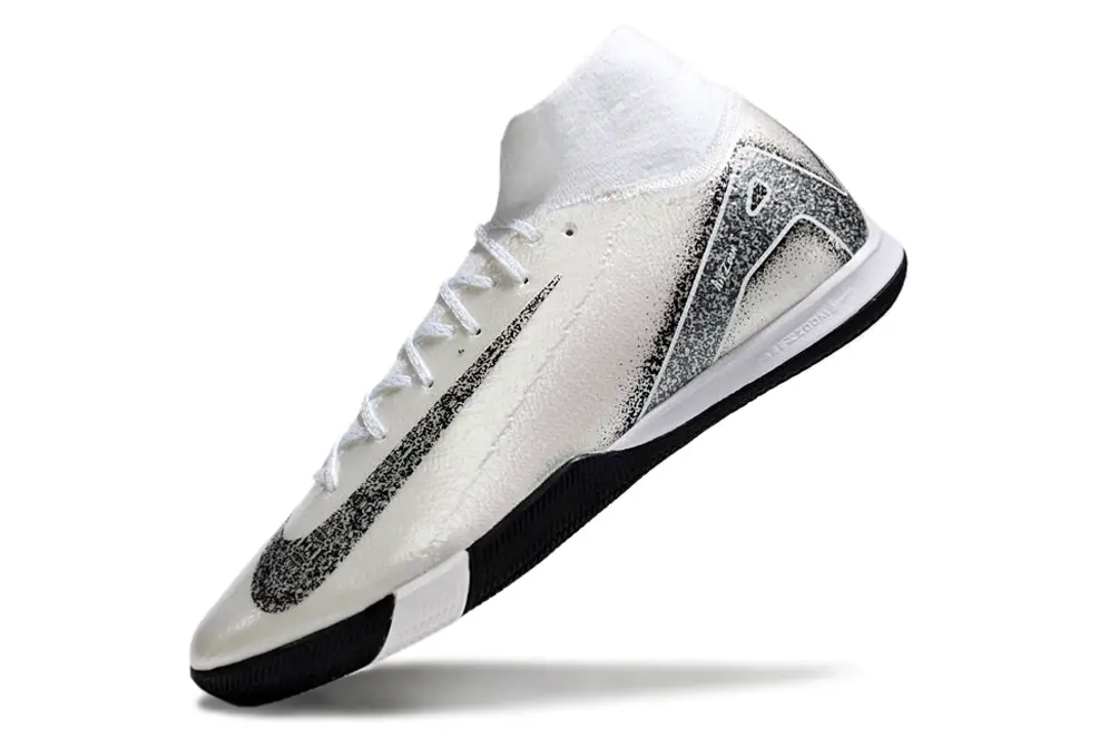 Nike Air Zoom Mercurial Superfly 10 Elite IC - White/Black/Light Grey