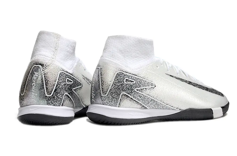 Nike Air Zoom Mercurial Superfly 10 Elite IC - White/Black/Light Grey