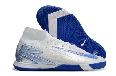 Nike Air Zoom Mercurial Superfly 10 Elite IC - White/Blue Burst/Crystal Blue