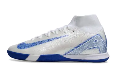 Nike Air Zoom Mercurial Superfly 10 Elite IC - White/Blue Burst/Crystal Blue