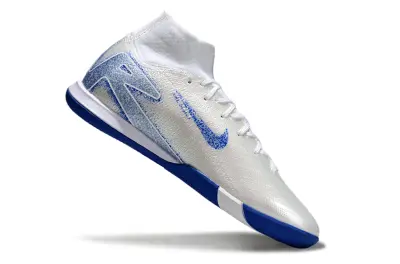 Nike Air Zoom Mercurial Superfly 10 Elite IC - White/Blue Burst/Crystal Blue