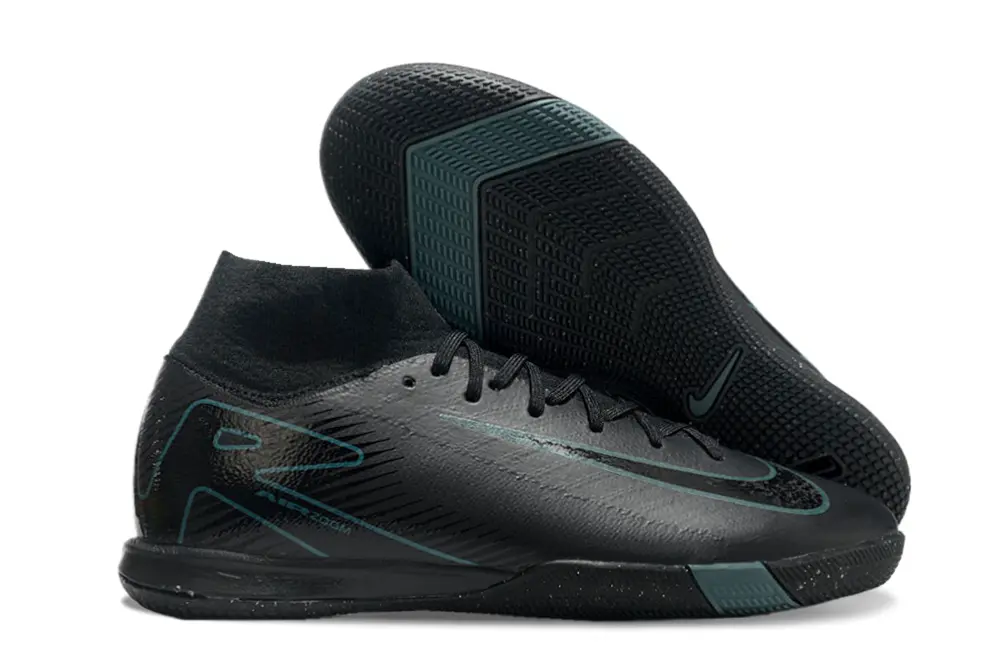 Nike Air Zoom Mercurial Superfly 10 Elite IC - Black/Teal Accent/Graphite Finish