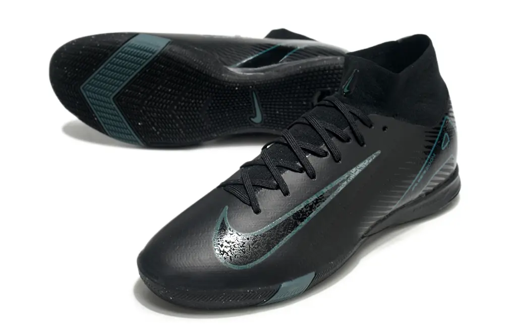 Nike Air Zoom Mercurial Superfly 10 Elite IC - Black/Teal Accent/Graphite Finish