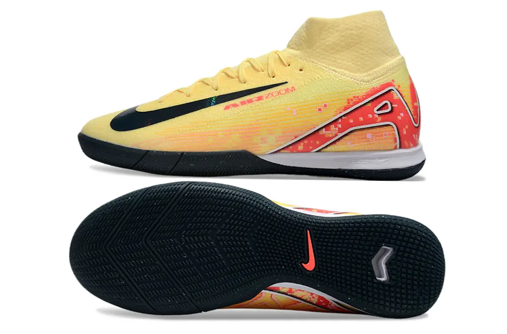 Nike Air Zoom Mercurial Superfly 10 Elite IC - Yellow/Sunshine Yellow/Fiery Orange