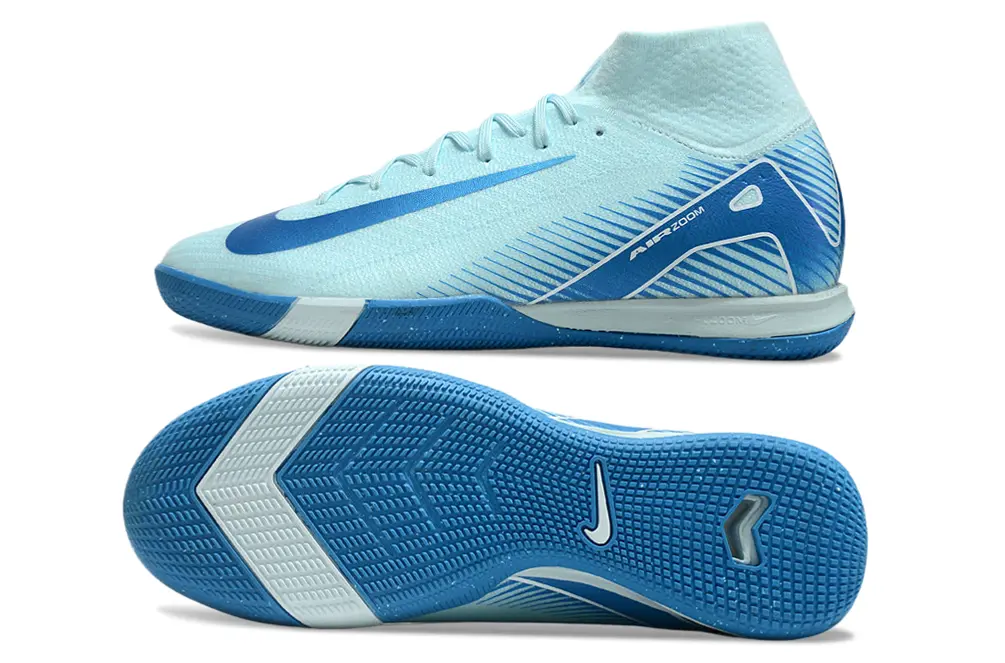 Nike Air Zoom Mercurial Superfly 10 Elite IC - Aqua/Sky Blue/Marine Blue