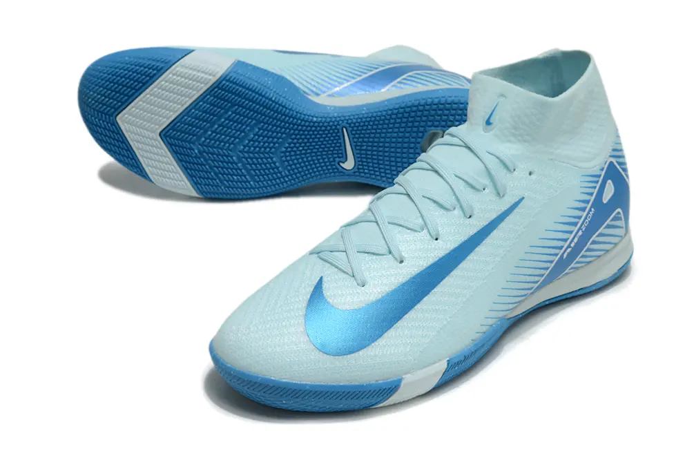 Nike Air Zoom Mercurial Superfly 10 Elite IC - Aqua/Sky Blue/Marine Blue