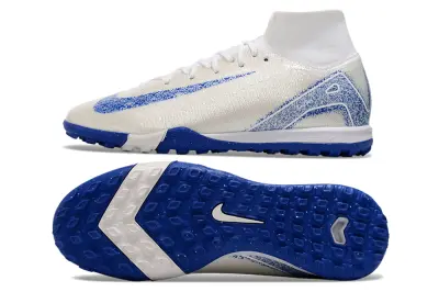 Nike Air Zoom Mercurial Superfly 10 Elite TF - White/Royal Blue/Crystal Blue