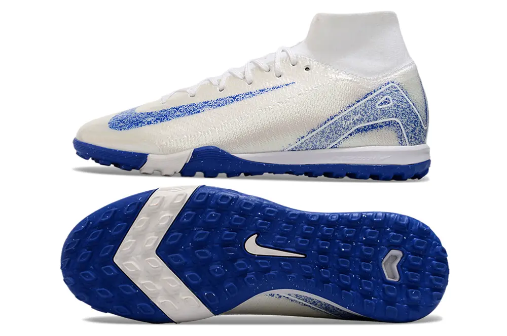 Nike Air Zoom Mercurial Superfly 10 Elite TF - White/Royal Blue/Crystal Blue