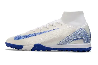 Nike Air Zoom Mercurial Superfly 10 Elite TF - White/Royal Blue/Crystal Blue