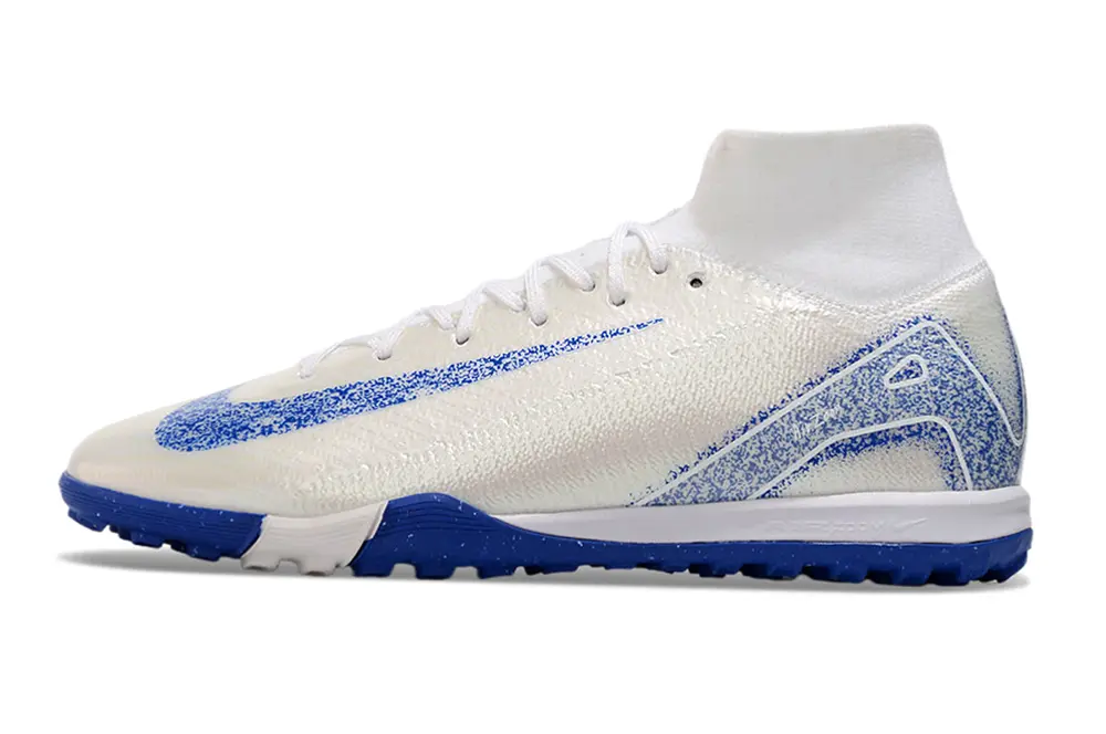 Nike Air Zoom Mercurial Superfly 10 Elite TF - White/Royal Blue/Crystal Blue