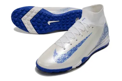 Nike Air Zoom Mercurial Superfly 10 Elite TF - White/Royal Blue/Crystal Blue