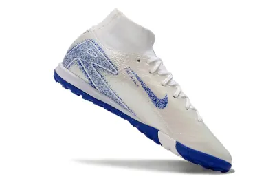 Nike Air Zoom Mercurial Superfly 10 Elite TF - White/Royal Blue/Crystal Blue