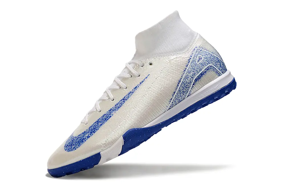 Nike Air Zoom Mercurial Superfly 10 Elite TF - White/Royal Blue/Crystal Blue