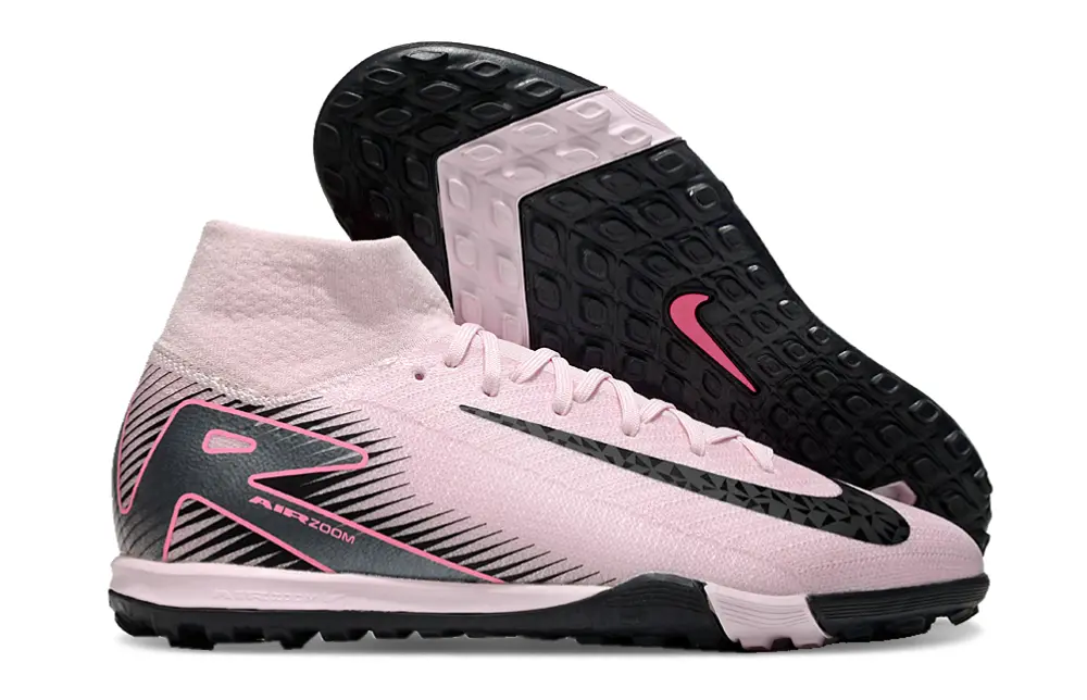 Nike Air Zoom Mercurial Superfly 10 Elite TF - Pink/Black/Light Pink