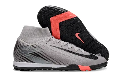 Nike Air Zoom Mercurial Superfly 10 Elite TF - Gray/Electric Coral/Black