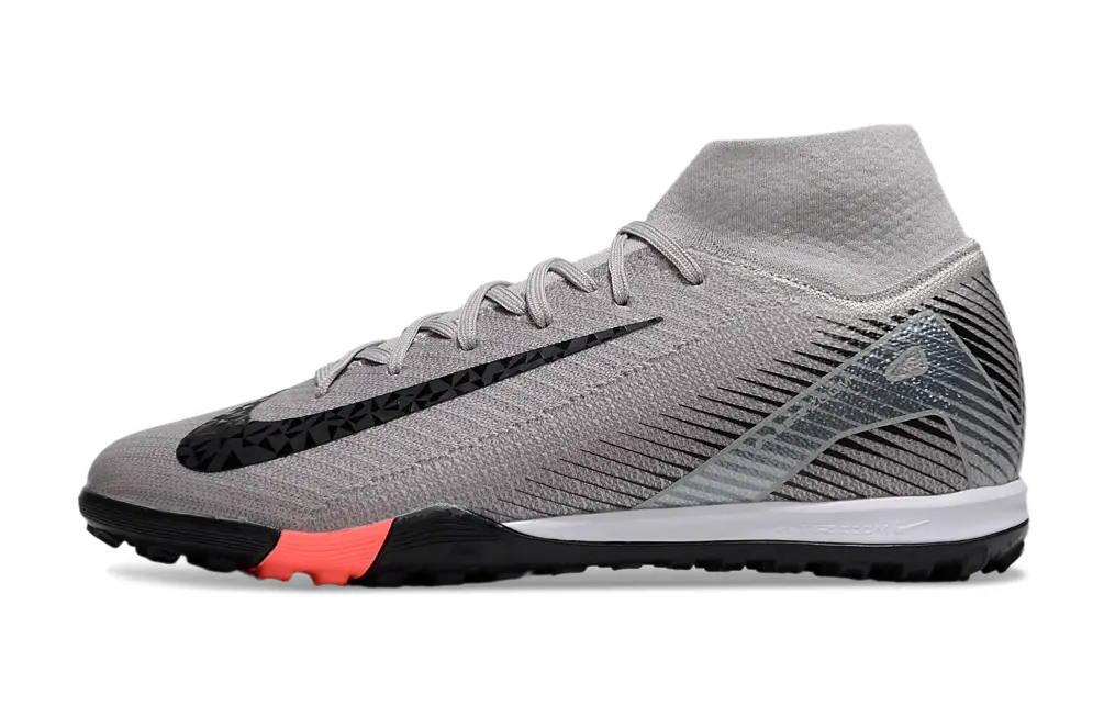 Nike Air Zoom Mercurial Superfly 10 Elite TF - Gray/Electric Coral/Black
