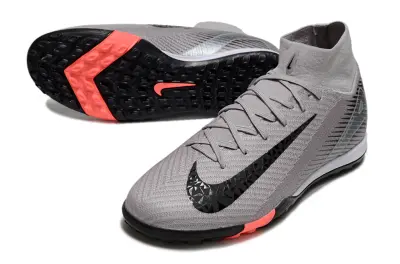 Nike Air Zoom Mercurial Superfly 10 Elite TF - Gray/Electric Coral/Black